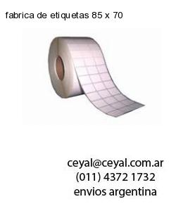 fabrica de etiquetas 85 x 70
