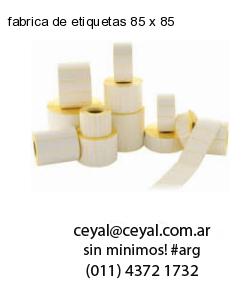 fabrica de etiquetas 85 x 85