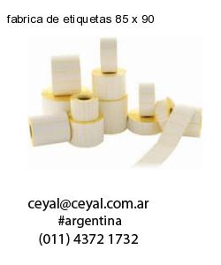 fabrica de etiquetas 85 x 90