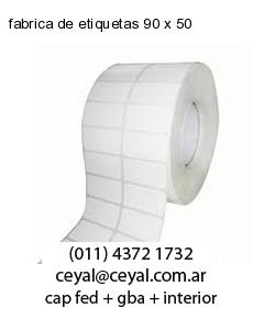 fabrica de etiquetas 90 x 50
