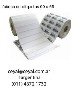 fabrica de etiquetas 90 x 65