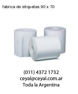 fabrica de etiquetas 90 x 70