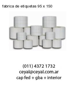 fabrica de etiquetas 95 x 150