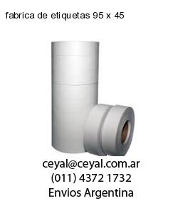 fabrica de etiquetas 95 x 45