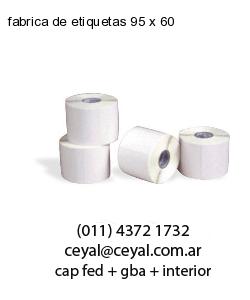 fabrica de etiquetas 95 x 60