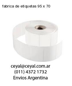 fabrica de etiquetas 95 x 70