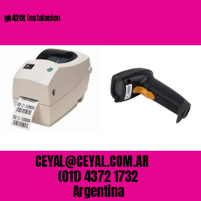 gk420t instalacion