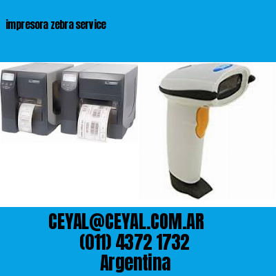 impresora zebra service