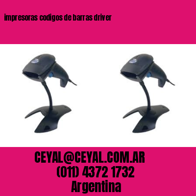 impresoras codigos de barras driver