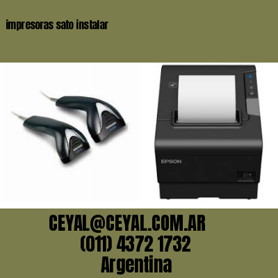 impresoras sato instalar