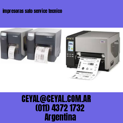 impresoras sato service tecnico