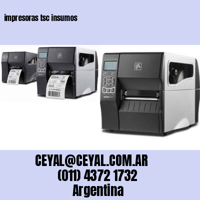 impresoras tsc insumos