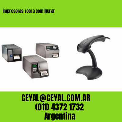 impresoras zebra configurar