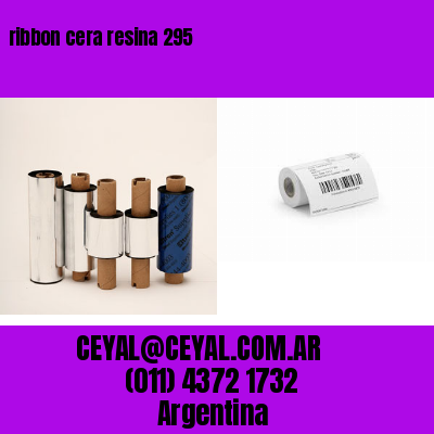 ribbon cera resina 295