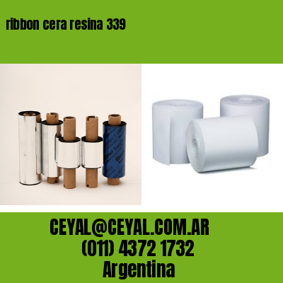 ribbon cera resina 339