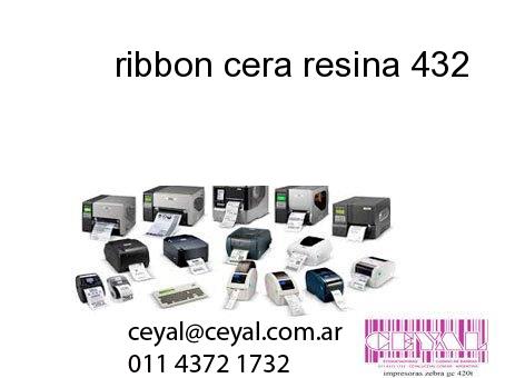 ribbon cera resina 432