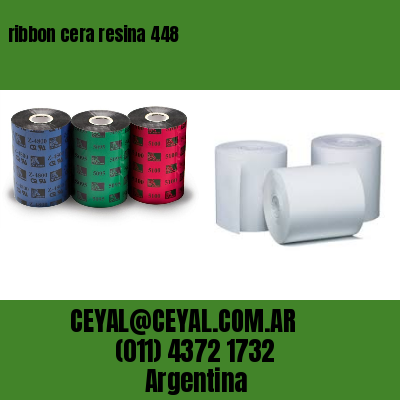 ribbon cera resina 448