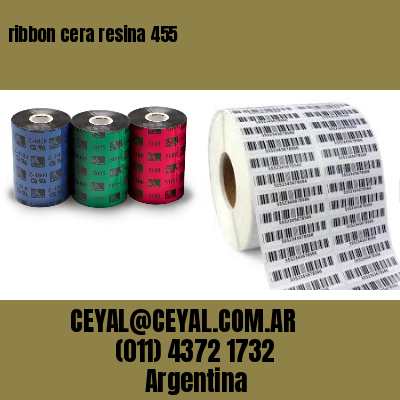 ribbon cera resina 455