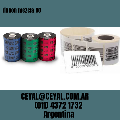 ribbon mezcla 80
