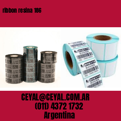 ribbon resina 186