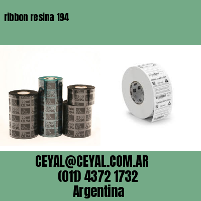 ribbon resina 194