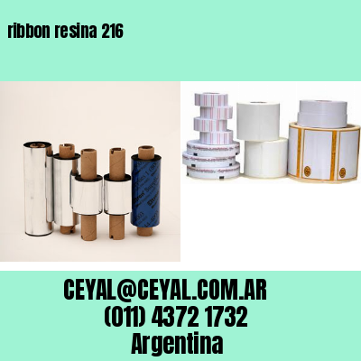 ribbon resina 216