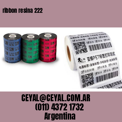 ribbon resina 222