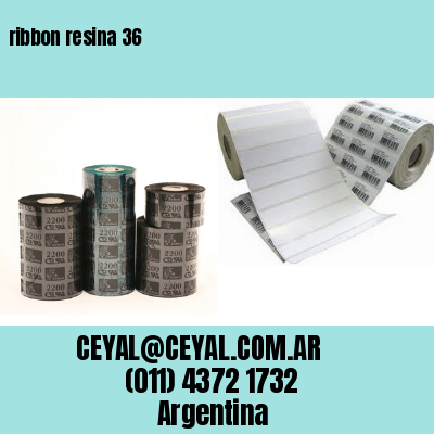 ribbon resina 36