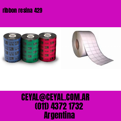 ribbon resina 429