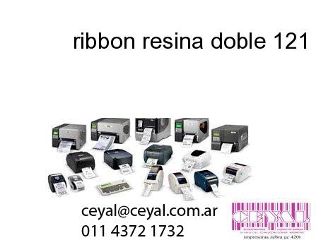 ribbon resina doble 121