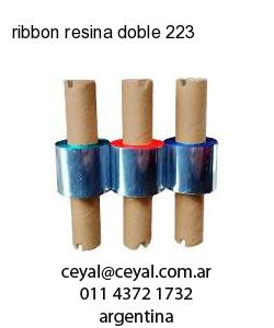 ribbon resina doble 223