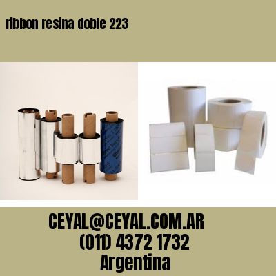 ribbon resina doble 223