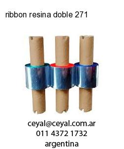 ribbon resina doble 271