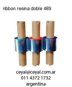 ribbon resina doble 489