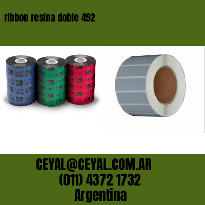 ribbon resina doble 492