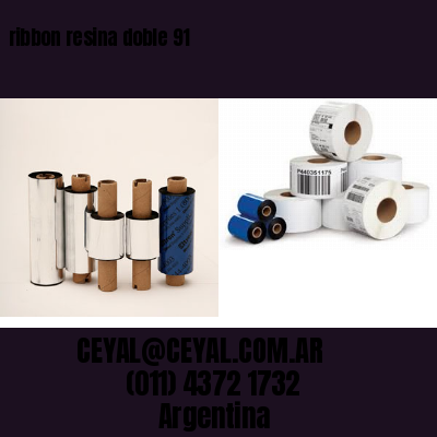 ribbon resina doble 91