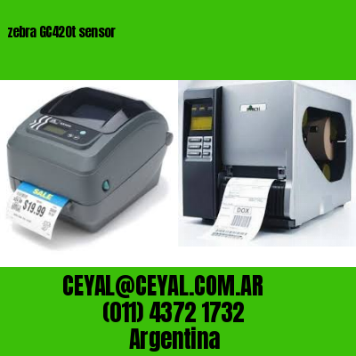 zebra GC420t sensor