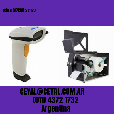 zebra GK420t sensor