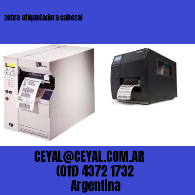 zebra etiquetadora cabezal