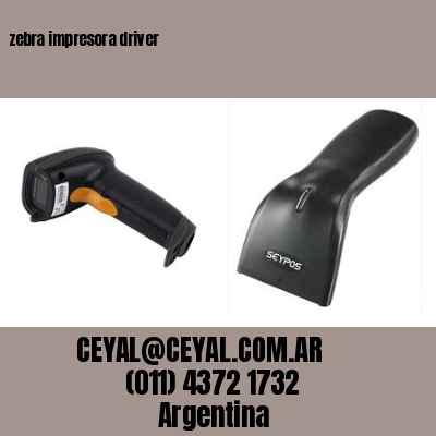zebra impresora driver