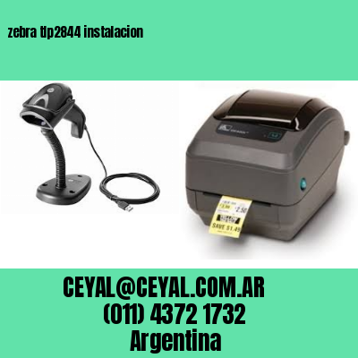 zebra tlp2844 instalacion