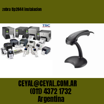 zebra tlp2844 instalacion