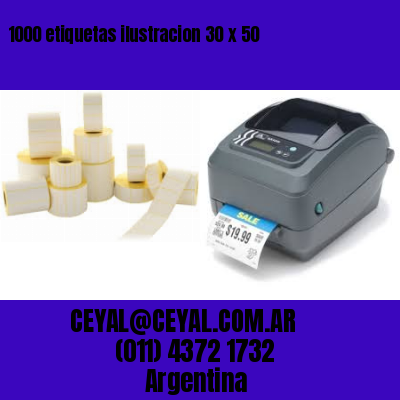 1000 etiquetas ilustracion 30 x 50