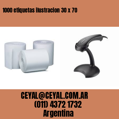 1000 etiquetas ilustracion 30 x 70