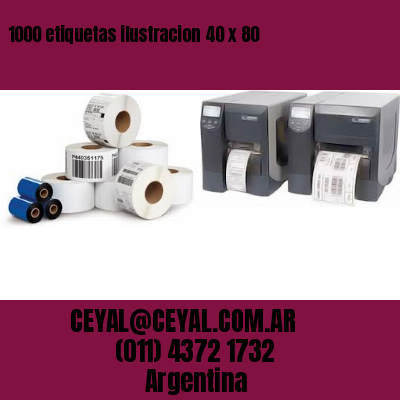 1000 etiquetas ilustracion 40 x 80