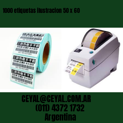 1000 etiquetas ilustracion 50 x 60