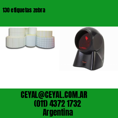 130 etiquetas zebra