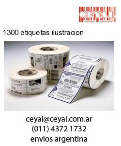 1300 etiquetas ilustracion