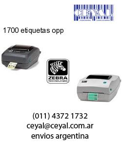 1700 etiquetas opp