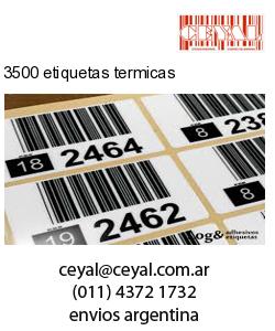 3500 etiquetas termicas